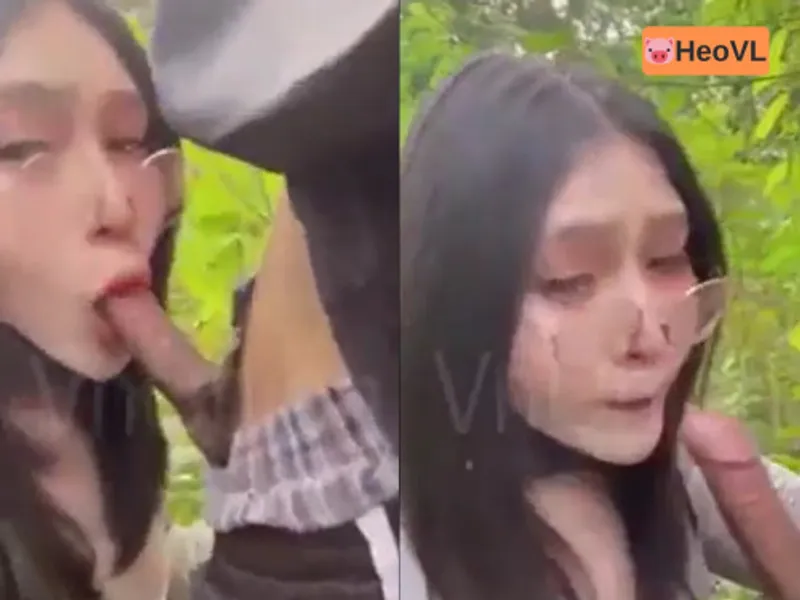 đi dã ngoại tiện làm tình cô bạn gái ở trong rừng